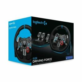 Logitech Volante G29 Driving Force - Force Feedback, Compatible con PS3/PS4/PC, Construcción Duradera