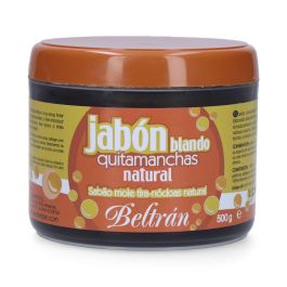 Beltran Quitamanchas Jabón Pasta Natural Potásico de Aceites Vegetales, Sin Perfumes ni Colorantes, Elimina Manchas Difíciles 500 g