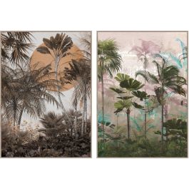 Cuadro DKD Home Decor 103 x 4,5 x 143 cm 104 x 4,5 x 143,5 cm Palmeras Tropical (2 Unidades) Precio: 225.49999956. SKU: S3038971