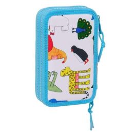 Plumier Escolar Safta Doble Cremallera 28 Piezas Algo De Jaime 40x125x195 mm Plumier Escolar Safta Doble Cremallera 28 Piezas Algo De Jaime 40x125x195 mm