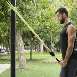 Pack Tabla de Flexiones Push-Up y Set de Bandas de Resistencia con Accesorios y Guía de Ejercicios InnovaGoods