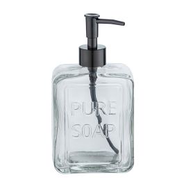 Dosificador de jabón pure soap transparente 24714100 wenko