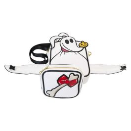 Loungefly Bolso Bandolera Zero Pesadilla Antes de Navidad Disney Piel Vegana con Monedero Reversible y Bandolera Ajustable