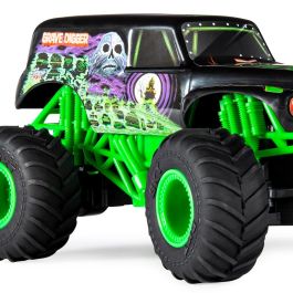 Spin Master 6044955 Monster Jam Grave Digger Coche Teledirigido RC Escala 1:24 Oficial +3 años