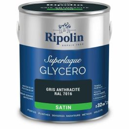 Ripolin RIP3174264714090 Laca Glicerina Satinada Gris Antracita RAL 7016 2 L Precio: 71.88999983. SKU: B12ZWVKFZF