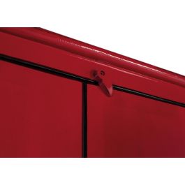 GINER Y COLOMER Armario de 2 Puertas en Madera de Mango Rojo, 180x60x35 cm