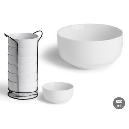 Set 6 Boles Redondos Lisos de Porcelana Vessia 800 ml, 19x31x16 cm (6 Unidades) Precio: 76.59000041. SKU: B1E5N3PCWD