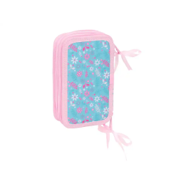 Estuche Escolar con Accesorios Glow Lab Swing Multicolor 12,5 x 19,5 x 5,5 cm 37 Piezas