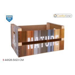 Confortime Caja Wood Brillo 44 cm x 28.5 cm x 23 cm Natur (3 Unidades) Precio: 8.99511943. SKU: B18LL3AQ94