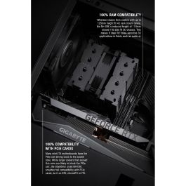 Noctua NH-D9L chromax.black Disipador CPU de torre, Negro, ventilador 9.2cm, 400-2000 RPM, 78.9 m³/h