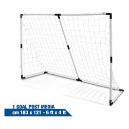 Mondo Jaula de portería de fútbol FIFA World Cup 2018 Grande Modular 2 en 1 con 2 Mini Goles y Balón PVC
