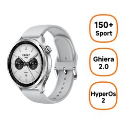 Xiaomi S4 Smartwatch 1.43" AMOLED 466 x 466 Pixeles Pantalla Táctil Plata