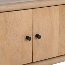 Mueble Tv Natural Madera de Mango Salón 190 X 40 X 45 cm