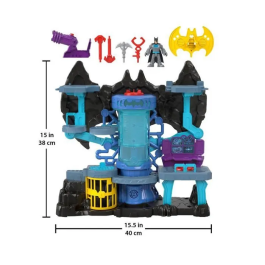 Mattel Imaginext Batcueva de Batman con Sonidos y Figura que se Ilumina