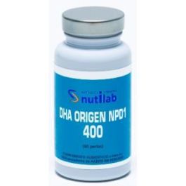 NUTILAB DHA Origen NPD1 400 mg 60 perlas. Ácido docosahexaenoico para cerebro, visión, corazón, y desarrollo fetal Precio: 25.7900005. SKU: B155463ZLC