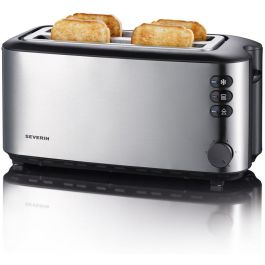 Severin AT 2509 Tostadora Acero Inoxidable 2 Ranuras Extra Largas 4 Rebanadas Doble Pared Aislante Descongelación Soporte Rollos Precio: 58.49999947. SKU: S7113236