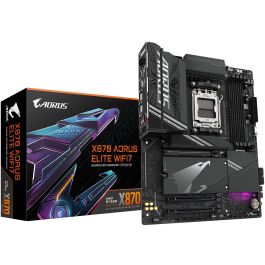 GIGABYTE X870 A ELITE WIFI7 (9MX87EL7-00-10) Placa base AMD Ryzen 9000 DDR5 8000MHz Wi-Fi 7 LAN 2.5GbE VRM 16+2+2 Precio: 271.79000035. SKU: B17M47DWJR