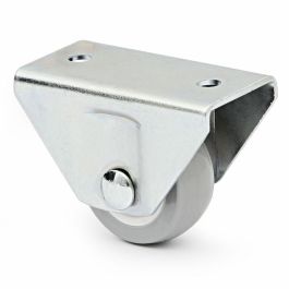 Q&Q Rueda Fija Oliver, Aro de Goma Gris Ø30 H39 con Soporte de Acero Zincado Precio: 0.90000042. SKU: B1D6KQWE2H