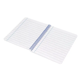 Liderpapel Cuaderno espiral A4 Wonder, tapa plástico, 80 hojas, 90gr, pauta estrecha 2,5mm con margen, color amarillo