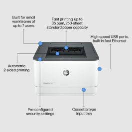 HP 3002dw LaserJet Pro - Impresora de Productividad Potente, Velocidad Rápida y Gestión Fluida