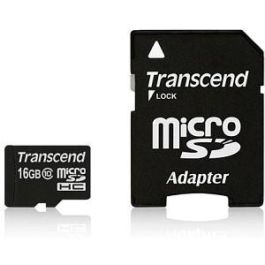 CARD microSD Card 16GB Transcend SDHC UHS1 w/adapter Precio: 14.88999985. SKU: B12R6XC5AP