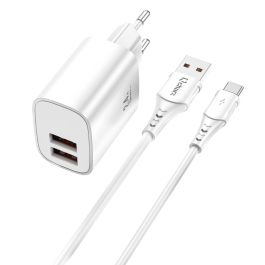 Qcharx international Kit Cargador Apolo 24A 12W, Carga Rápida 2.4A, Cable USB a Tipo C, Carcasa Ignífuga Precio: 7.49999987. SKU: B12MQJWNZJ