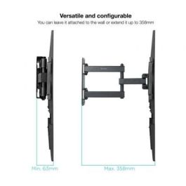 TOOQ SOPORTE PARED PANTALLAS 37-70" GIRA/INCLI NEGRO TOOQ SOPORTE PARED PANTALLAS 37-70" GIRA/INCLI NEGRO
