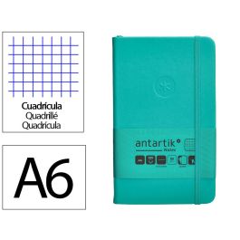 Cuaderno Con Gomilla Antartik Notes Tapa Dura A6 Hojas Cuadricula Turquesa 100 Hojas 80 gr Fsc Precio: 4.49999968. SKU: B18BE29RJ4