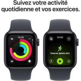 Apple Watch SE 3 Aluminium 40mm Mitternacht (Sportarmband mitternacht) M/L Smartwatch