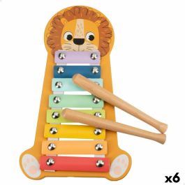 Xilófono Woomax León Madera 16 x 2,5 x 26 cm (6 Unidades) Precio: 51.49999943. SKU: B183AM7WZS