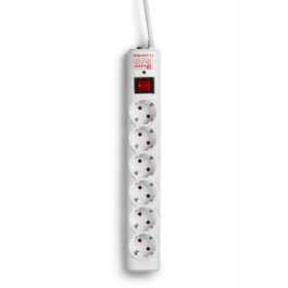 Salicru 680BA000003 Limitador de Tensión Regleta Protectora 6 Salidas AC, 250V, 238J, 1.5m Cable, Blanco, Montaje Mural Precio: 16.89000038. SKU: S5600948