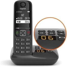 Gigaset AS690 A Teléfono Fijo Negro. Contestador automático (20min), Manos Libres HSP, Bloqueo de llamadas, Pantalla legible, Directorio 100 contactos. Gigaset AS690 A Teléfono Fijo Negro. Contestador automático (20min), Manos Libres HSP, Bloqueo de llamadas, Pantalla legible, Directorio 100 contactos.