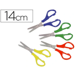 Liderpapel Tijera Unidad con Puntas Redondeadas y Hoja de Acero Inoxidable, Mango de Plástico Agradable al Tacto, Corta Papel, Cartón, Fotos y Tela Precio: 0.88999977. SKU: B15PEDDM3V