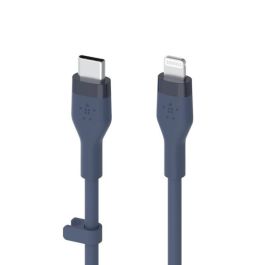 Belkin CAA009BT1MBL Cable USB-C a Lightning de Silicona 1m Azul