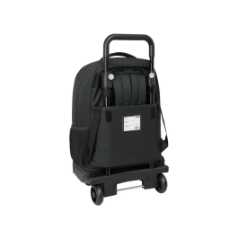 Mochila Escolar con Ruedas Munich Topo Negro 33 x 45 x 22 cm