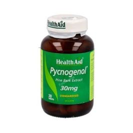 Health Aid Pycnogenol 30Mg. 30 Comprimidos, Extracto de Corteza de Pino Marítimo Francés, Apto para Vegetarianos y Veganos Precio: 31.5000004. SKU: B1GTJWG8C5