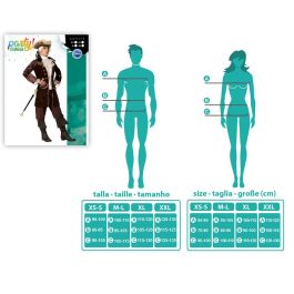 Disfraz Pirata Marrón Hombre Adulto XL Disfraz Pirata Marrón Hombre Adulto XL