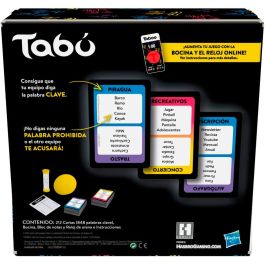 Hasbro Gaming F5254 Taboo Refresh: Juego de Mesa de Palabras Prohibidas en Español - Adivina Sin Decir las Prohibidas - Edad +14 Años