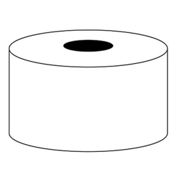 Q-connect Rollo de Papel para Sumadora y Registradora, 37 mm Ancho x 70 mm Diámetro, Sin Bisfenol A, 60 g, Mandril 12 mm