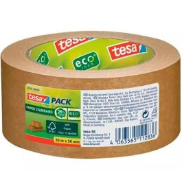 Tesa Tesapack Estándar Ecologo Rollo 50Mx50 mm Cinta de Embalaje Papel Marrón Ecológico Precio: 4.58999948. SKU: S7919835