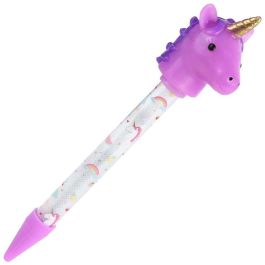 Jeux 2 momes Bolígrafo Unicornio Luminoso My Funny Papet, Tinta Azul, Cabeza de Unicornio Parpadea, Mide 4.5x5.5xh.22 cm Precio: 2.50000036. SKU: B16SSK4QJB