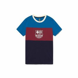 Camiseta de Fútbol de Manga Corta para Niños F.C. Barcelona Rojo