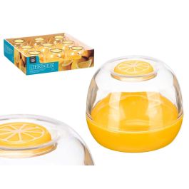 Leknes Recipiente para Limón con Tapa 8.5x8.5x7 cm Plástico Amarillo y Transparente Precio: 66.6347. SKU: B17L5BXFY4