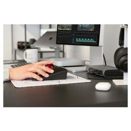 Kensington Expert Mouse Wireless Trackball - Trackball Inalámbrico Bluetooth/RF, 400 DPI, Diseño Ambidiestro, Negro para Oficina