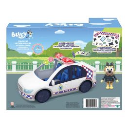 Moose Coche de Policía Bluey 19202 con Luces y Sonidos, Figura Incluida, Juguete para Niños +3 Años