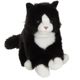 Gipsy Toys Peluche Gato Mimiz 28cm Negro/Blanco