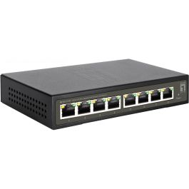 Hilbert GES-2108P - Switch Gigabit Ethernet de 8 Puertos con 8x PoE+ y 112W
