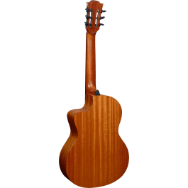 LAG Guitarra Clásica Electroacústica Occitania 88 - 4/4 Cutaway Natural Brillo Abeto Engelmann Macizo Khaya Stage LAG