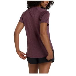 Camiseta de Manga Corta Mujer New Balance Ciruela 5-6 Años