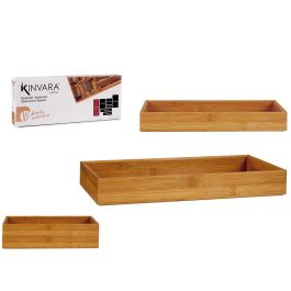 Organizador de bambú apilable Kinvara 38x15 cm, natural (24 Unidades) Precio: 138.5000001. SKU: B13PBKWDMA